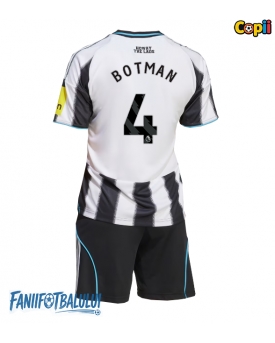 Newcastle United Sven Botman #4 Echipament de Fotbal Replică 2025-26 Copii Acasa (+ Șorturi)